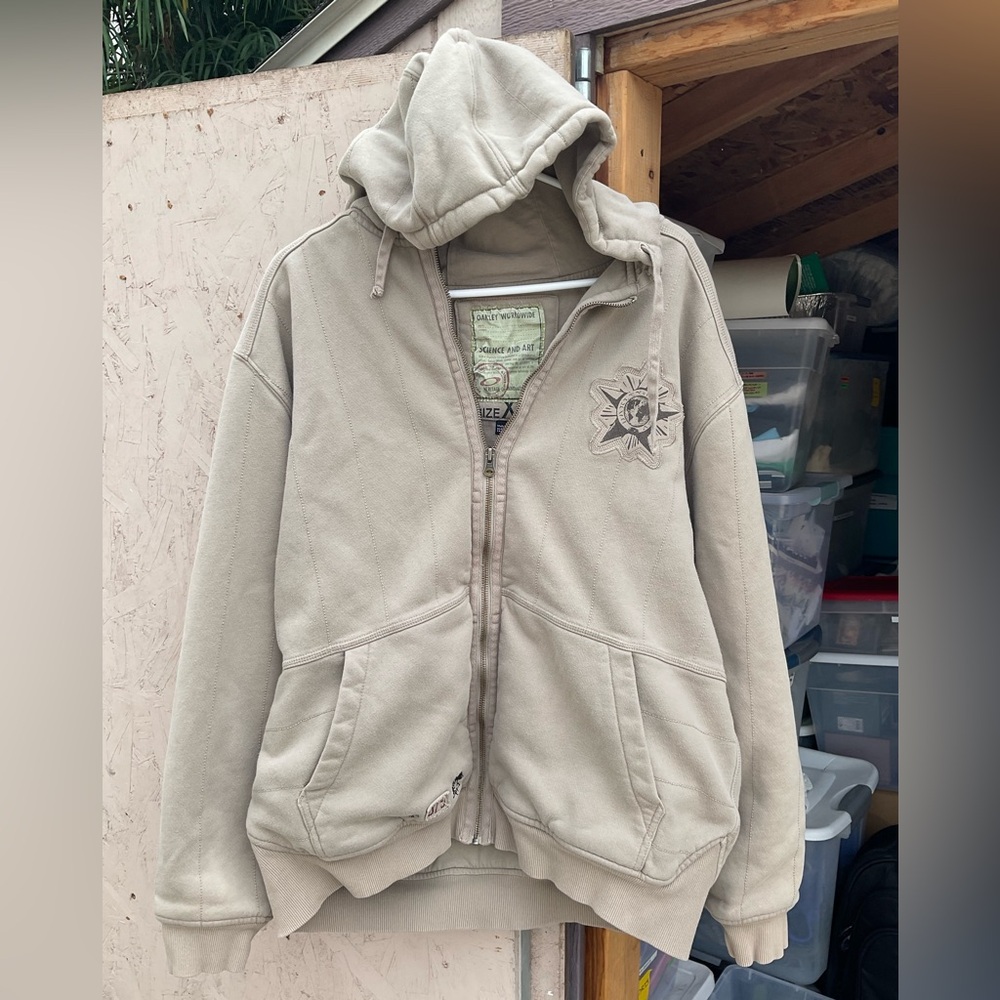 Oakley 2007 Heavyweight Hoodie XL  Science & Art  Tan